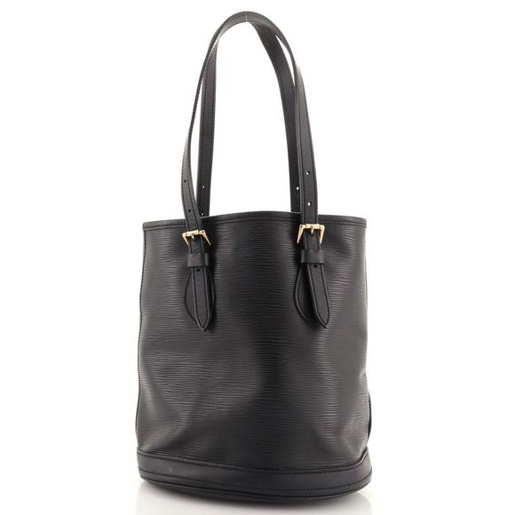 Louis Vuitton Petit Bucket Bag Epi Leather Black - Picture 4 of 9